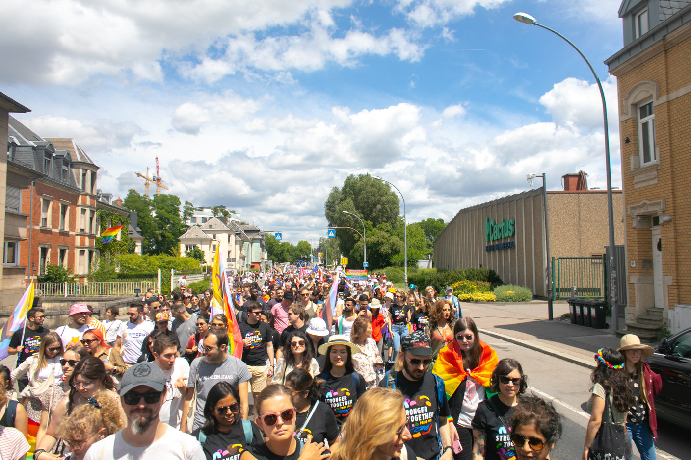 La Pride March dans les rues d’Esch-sur-Alzette, le samedi 9 juillet, a été couronnée de succès. (Photo: Matic Zorman/Maison Moderne)