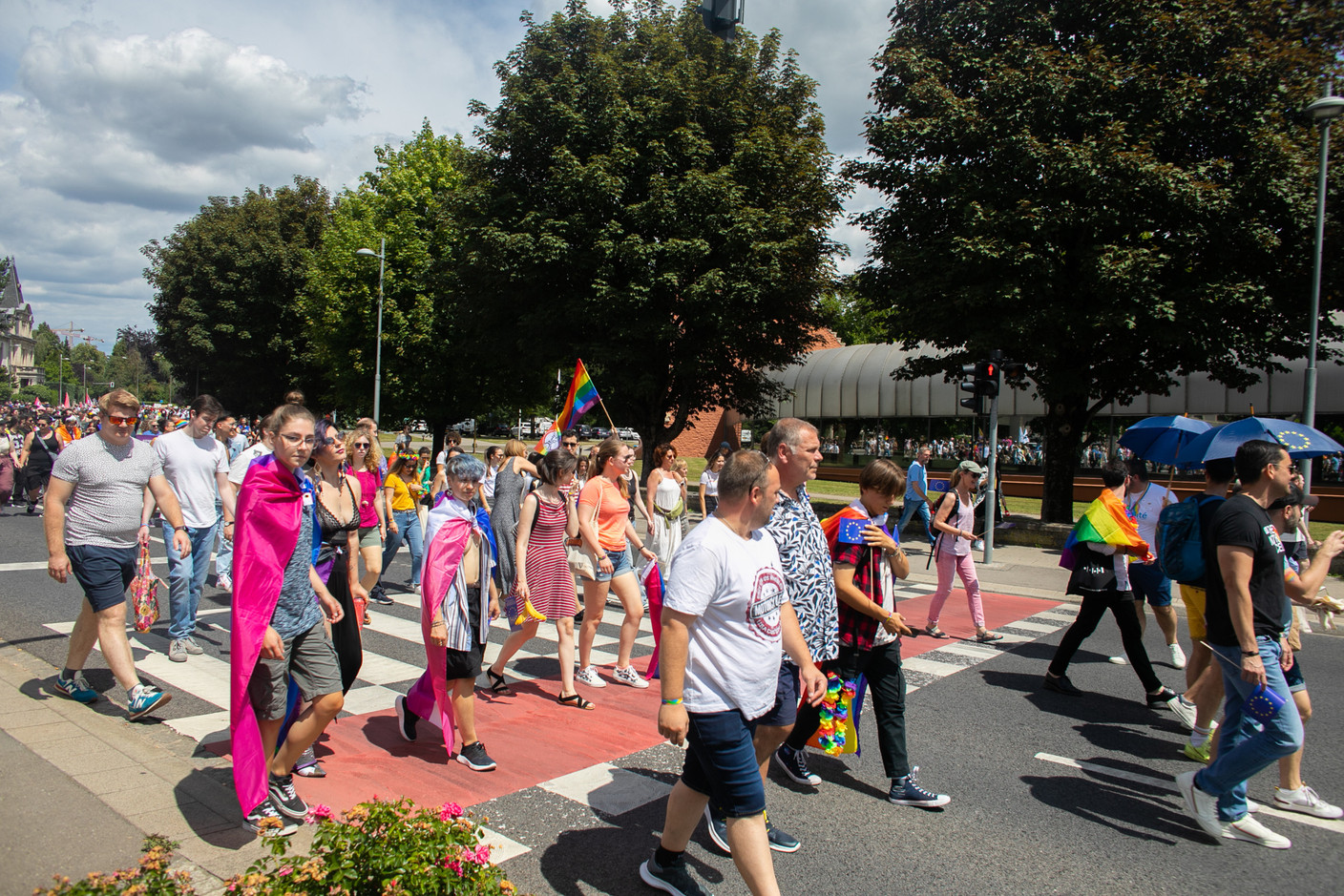 La Pride March dans les rues d’Esch-sur-Alzette, le samedi 9 juillet, a été couronnée de succès. (Photo: Matic Zorman/Maison Moderne)