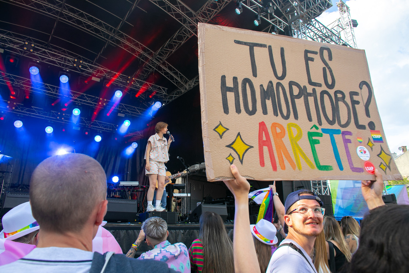 La Pride March dans les rues d’Esch-sur-Alzette, le samedi 9 juillet, a été couronnée de succès. (Photo: Matic Zorman/Maison Moderne)