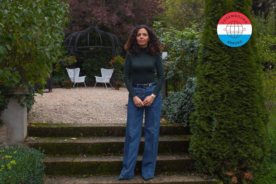 Giovanna Gnerre Landini, researcher in international human rights law and member of the organising committee of the Universities Network for Children in Armed Conflict, pictured outside the Italian embassy residence. Matic Zorman/Maison Moderne
