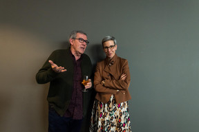 Robert Garcia et Sam Tanson (ministre de la Culture) (Photo: Nader Ghavami / Maison Moderne)