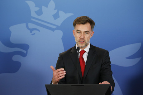 Franz Fayot a présenté au conseil de gouvernement un régime d’aides dédié aux projets d’investissement pouvant contribuer à la lutte contre la pandémie. (Photo : SIP/Julien Warnand)