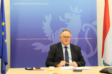 Romain Schneider souligne que les réserves réalisées ces dernières années «ont permis de répondre rapidement à une crise sanitaire d’une ampleur exceptionnelle». (Photo: ministère de la Sécurité sociale/SIP)