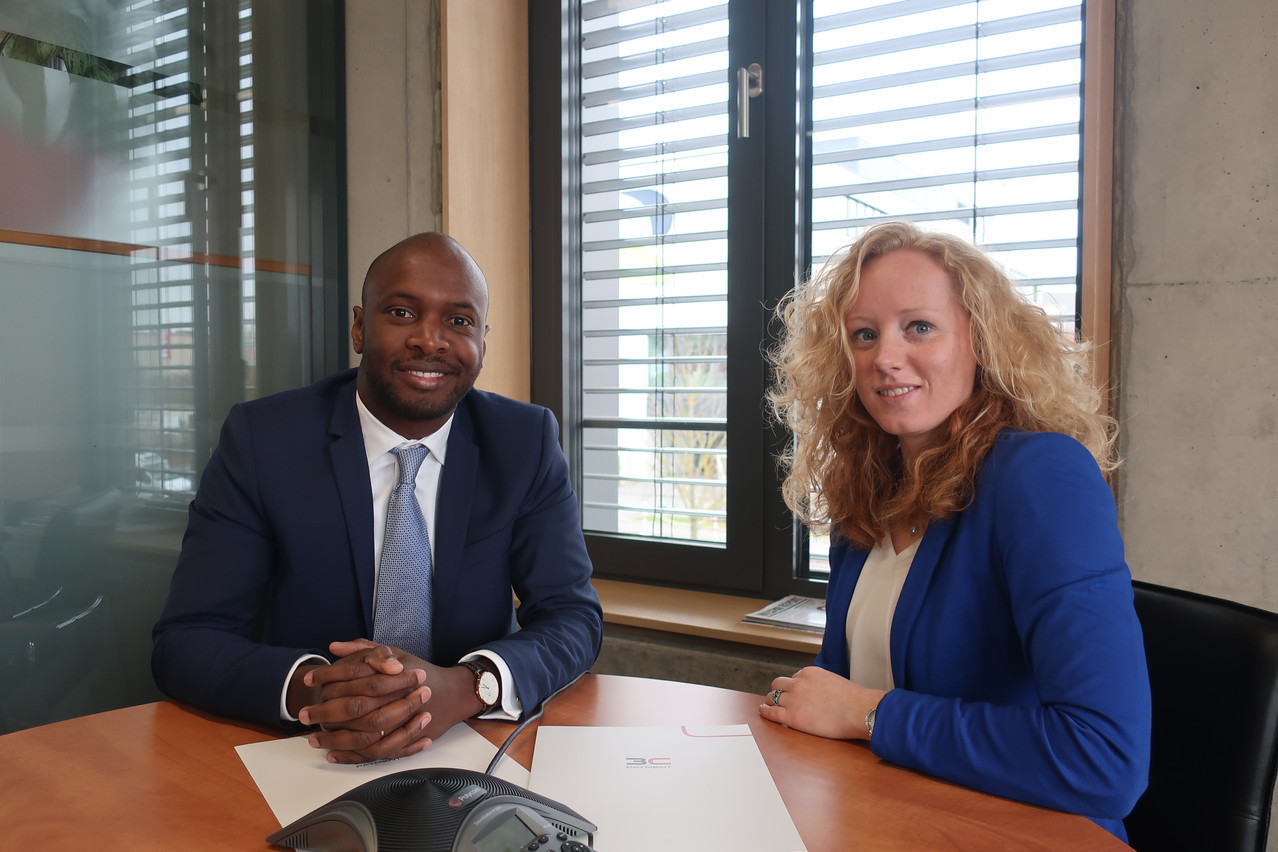 Linda Groot (Sales Manager Benelux) et Cheikh Makhfouss Fall Head of Sales Europe, Middle East & APAC 3C Payment