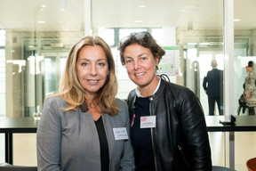 Danielle Ferber (Ferber Groupe) et Ann Vandermeer (Paris 8 Haute Parfumerie) (Photo: Marie De Decker)