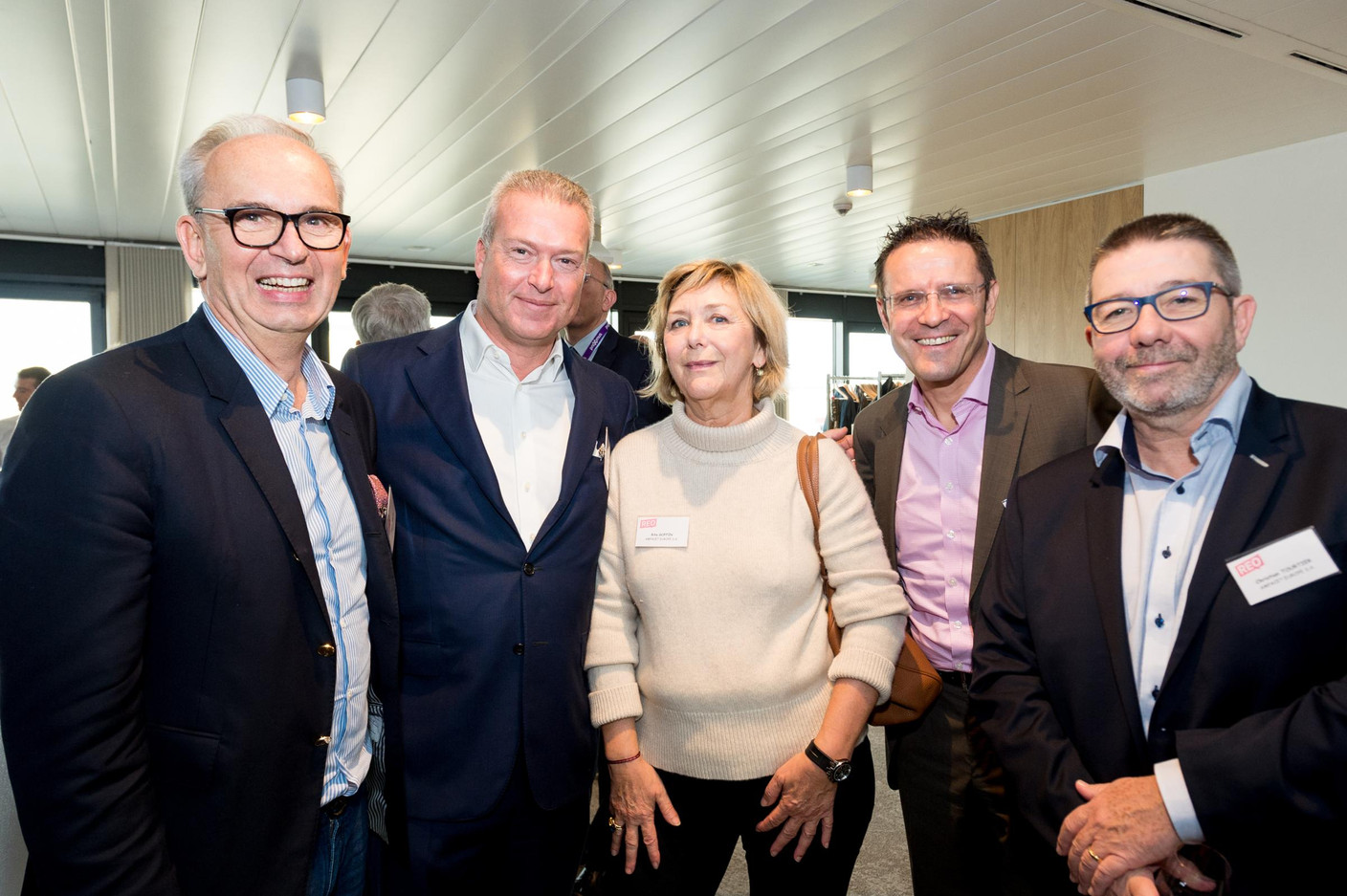 Thierry Smets (Smets), Olivier Coppieters (Resultance), Rita Goffin (Ampacet Europe), Yves Lahaye (RBC) et Christian Tourtier (Ampacet Europe) (Photo: Marie De Decker)