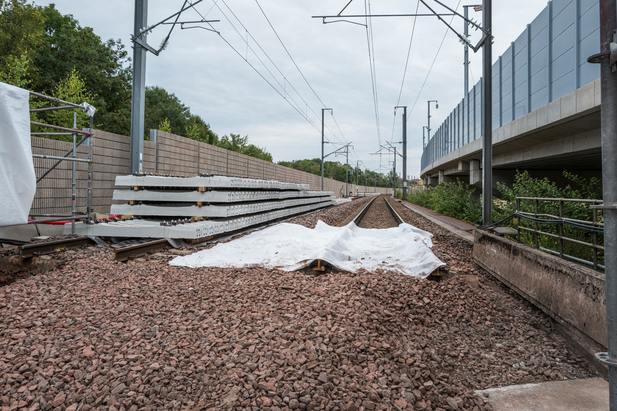 The new Luxembourg-Bettembourg line, one of the most expensive projects, is mobilising €414m. (Photo: archives/CFL)