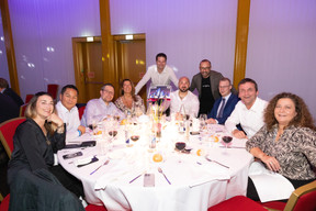 Emilie Sroka (EGB), Emmanuel Rasolohery, François Deom (Cushman & Wakefield), Bénédicte Bauer (Becolux), Bob Banzer, Alexandro Dozzo (Technopolis), Stéphane Di Carlo (EGB), Philippe Fostier, Sébastien Bequet (Cushman & Wakefield) et Stéphanie Duval (Hines). (Photos: Eva Krins /Maison Moderne)
