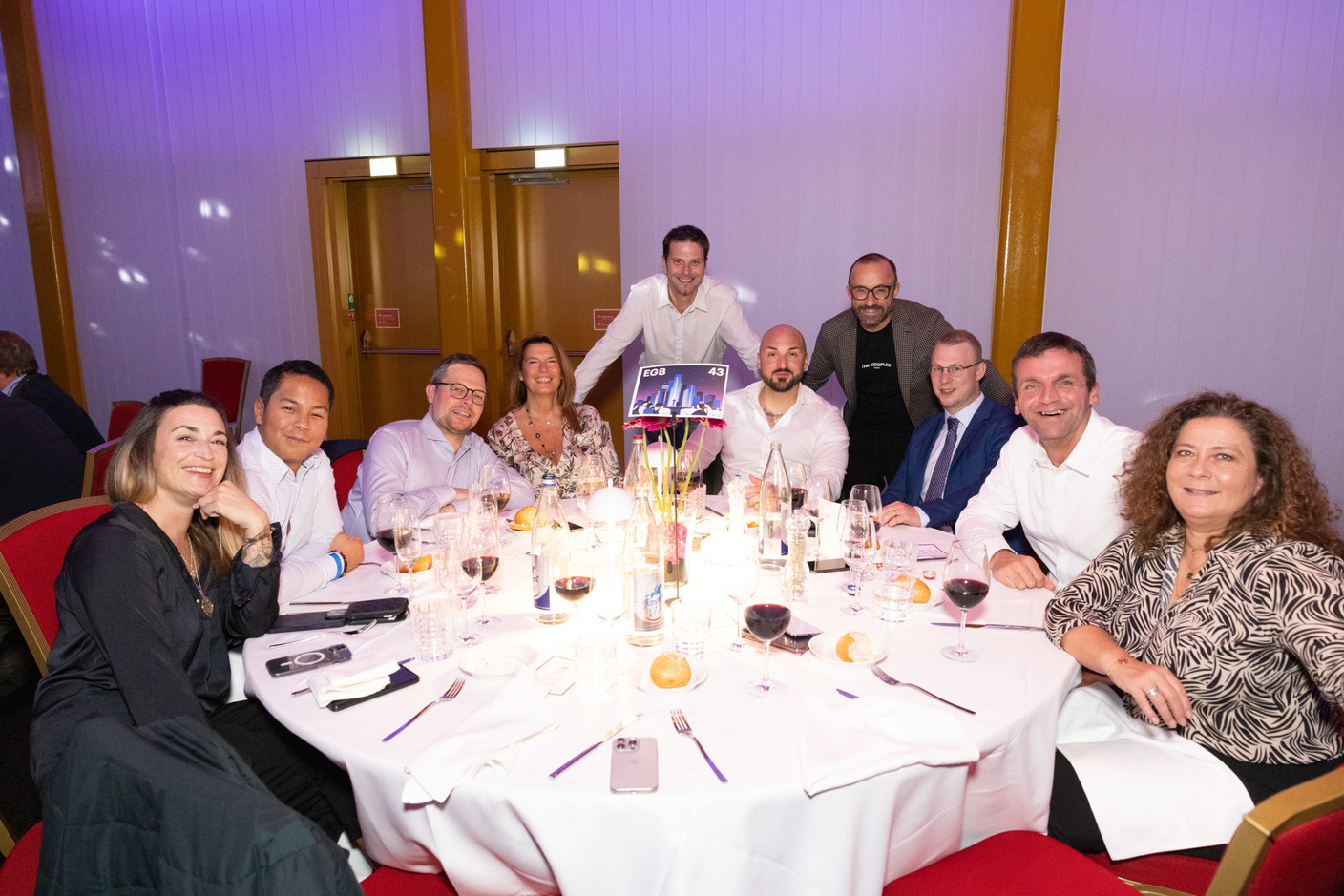 Emilie Sroka (EGB), Emmanuel Rasolohery, François Deom (Cushman & Wakefield), Bénédicte Bauer (Becolux), Bob Banzer, Alexandro Dozzo (Technopolis), Stéphane Di Carlo (EGB), Philippe Fostier, Sébastien Bequet (Cushman & Wakefield) et Stéphanie Duval (Hines). (Photos: Eva Krins /Maison Moderne)