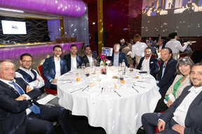 Eric Geimer (Colliers), Nicolas Genon, Romain Williame, Baptiste Lejeune (Kone), Hugo Renaud (Praemia), Philippe Pregnon (Cushman & Wakefield), David Mateus (Alphagest), Marco Nussle (Alphagest), Valérie Vincent (Kone) and Sébastien Picha (INOWAI). Photos: Eva Krins/Maison Moderne