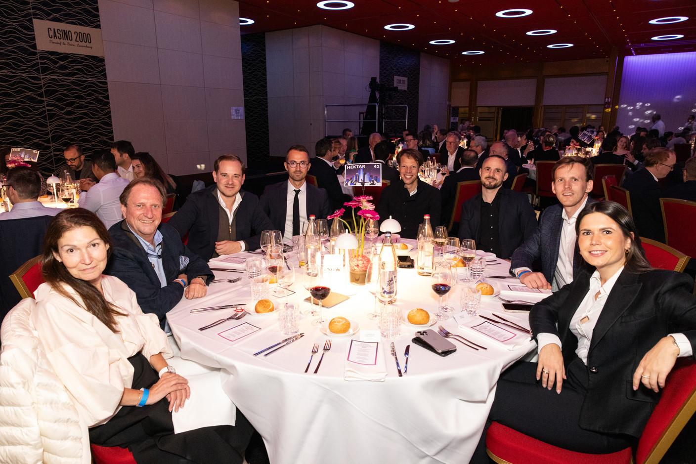 Josiane Pauly (Notaire Pauly), Roland Kuhn (Kuhn), Kim Felten (HEKTAR), Loic Sevin (Antonissen), Henry De Ron (Kleyr&Grasso), Marc Fogelsang (Unibra), Jerome Goeres (CDCL) and Axelle Feider (BIL). Photos: Eva Krins/Maison Moderne