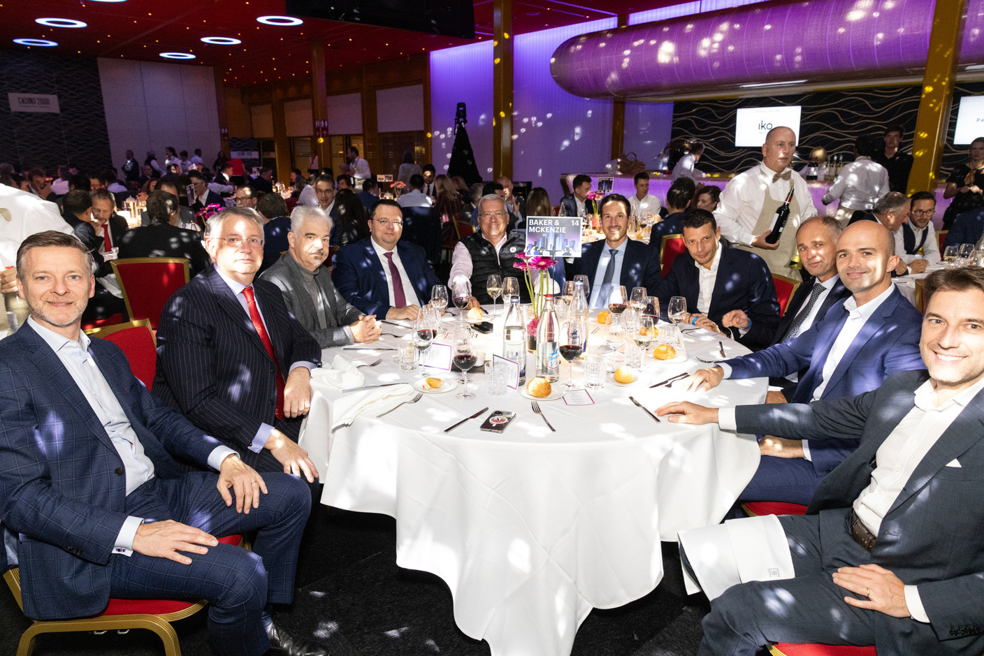 Guy Degryse (Baltisse NV), Emmanuel La Fonta (Iko Real Estate), Eric Mathieu (Nhood), Jean-François Trapp (Baker McKenzie),  Christian Burckel (Maison Worms), Michel Weckering (BGL BNP Paribas), Romain Lequeux (IKO), Stéphane Terver (Maison Worms), Alexander van Ravels (Baltisse NV) and Matteo Perino (ArcelorMittal Europe). Photos: Eva Krins/Maison Moderne