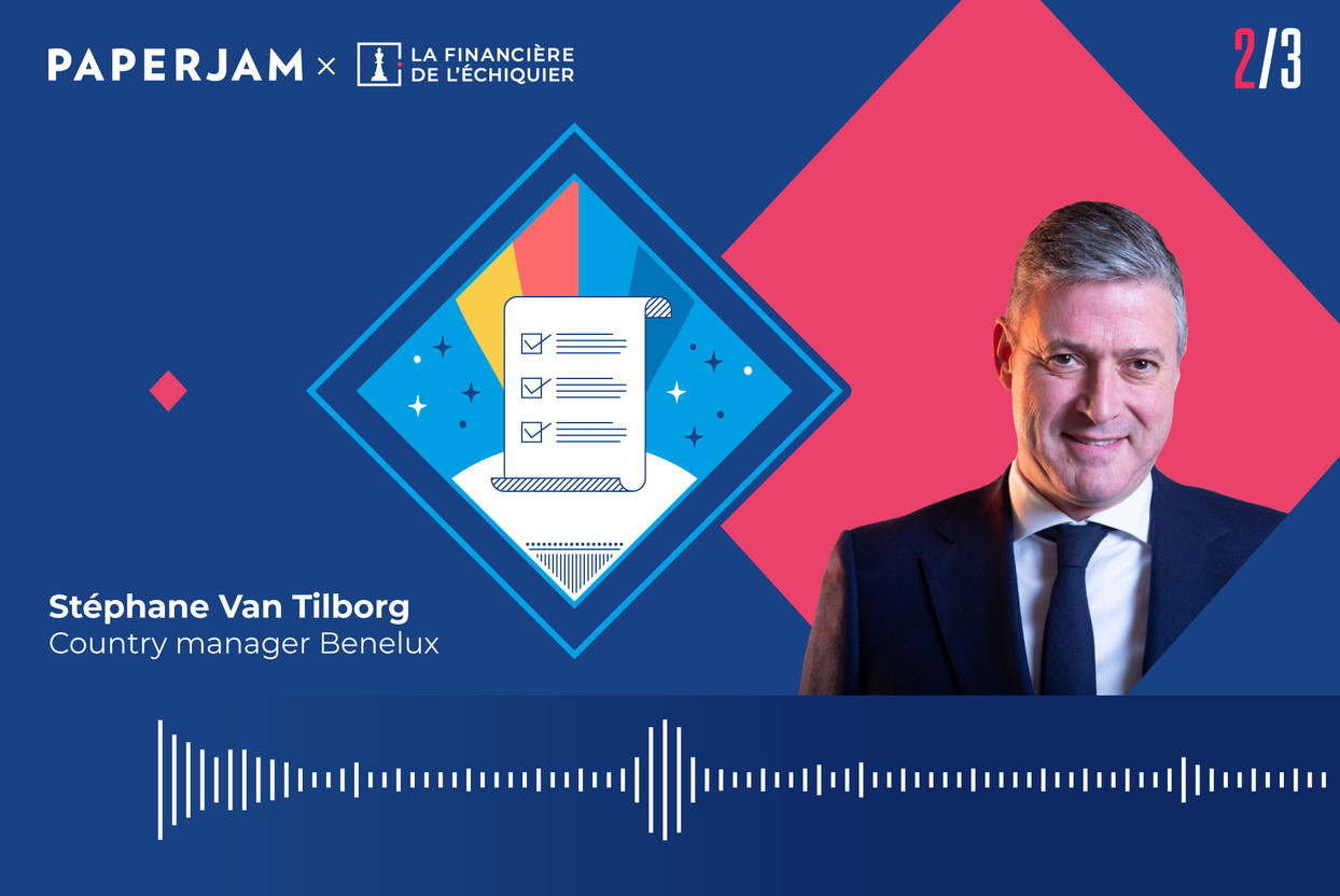 Stéphane Van Tilborg, Country Head Benelux au sein de La Financière de l’Échiquier Crédit Illustration & photo: Maison Moderne
