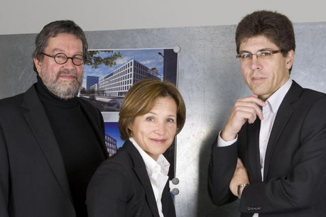 Alain Linster, Marie Lucas et Jos Dell . (Photo: M3 architectes)