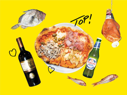 De la bière italienne, des pizzas, de la viande rôtie et des sushis, les nouveautés ne manquent pas chez Robin du Lac. Design : Eva Pontini / Maison Moderne