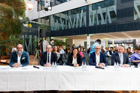 Les membres du jury ont été conquis par la créativité et les solutions proposées par les jeunes et sélectionner les 3 meilleures équipes n’a pas été aisé pour eux. (Photo: levygraphie.lu)