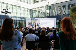 À la fin de la journée, les 11 équipes ont présenté leur projet au jury mais aussi au public qui était présent.  (Photo: levygraphie.lu)
