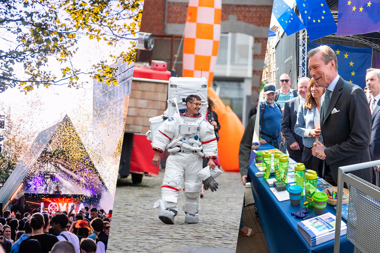 Au programme ce wee-kend: musique électronique à Belval, découverte de l’espace et visites «européennes» à Luxembourg-ville.  (Photos: Maison Moderne et Kaik Photography/Archives)