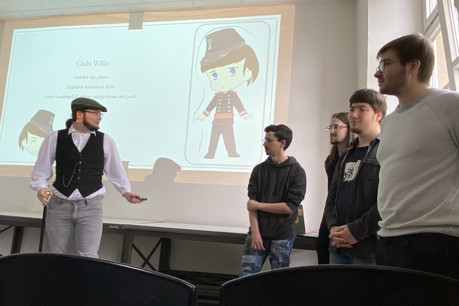 «Chibi Willie», le projet qui emmène touristes et curieux dans le Luxembourg-ville du 19 e siècle. Créé en quatre jours par cinq étudiants de cinq BTS. Un modèle du genre. (Photo: Paperjam)