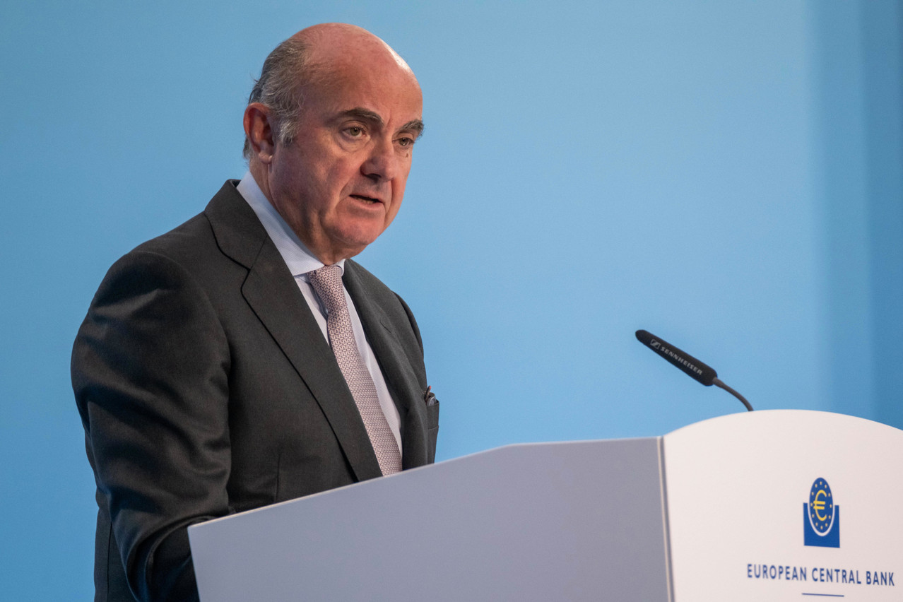 “Demand for loans is cooling exceptionally quickly and loan losses are starting to rise, albeit from low levels. The ongoing correction in real estate markets--both commercial and residential--may compound these dynamics,” said Luis de Guindos, vice president of the European Central Bank, in the introductory remarks of the semi-annual flagship financial stability review, published in November. De Guindos is seen here during an ECB’s press conference, 14 September 2023. Photo: European Central Bank