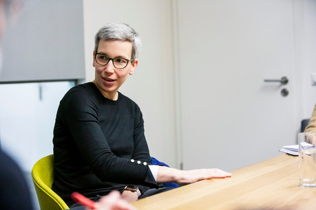Sam Tanson veut «définitivement légiférer» pour donner une base légale solide aux différentes banques de données. (Photo: Jan Hanrion /Archives Maison Moderne)