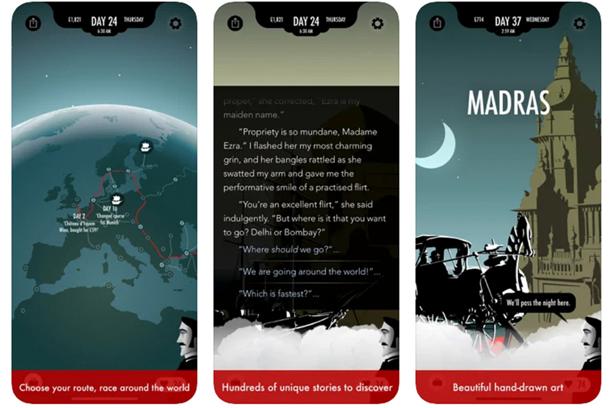 In the strategy game, players discover (or rediscover) 150 cities around the world. Photo: 80 Days