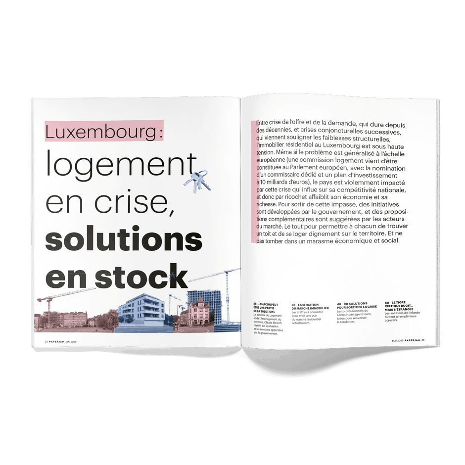 The magazine features solutions to Luxembourg’s housing crisis. Photo: Maison Moderne