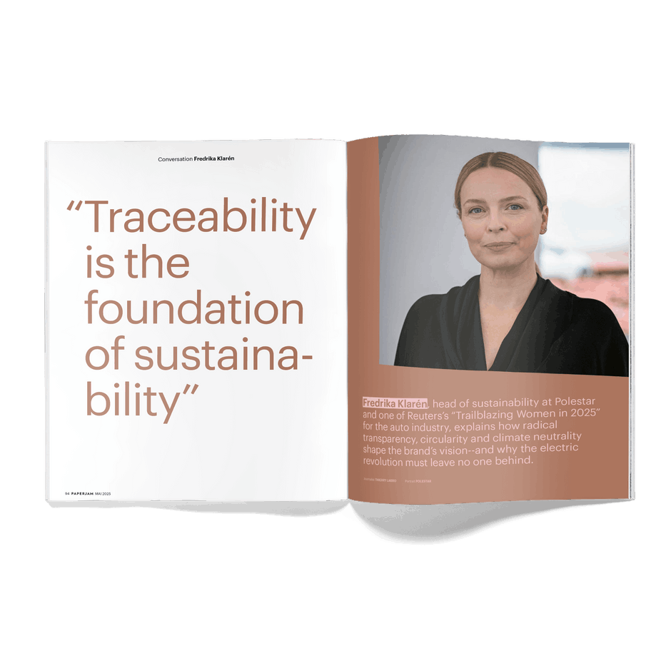 Polestar’s head of sustainability Fredrika Klarén talks about transparency and circularity in the auto industry. Photo: Polestar