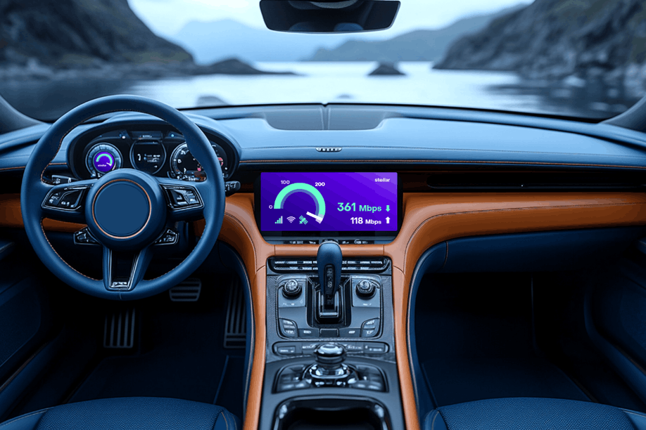 With STEER®, Stellar brings perfect internet to vehicles and passengers, even in the most remote areas, through a combination of all cellular, wi-fi, and satellite networks. Photo: Stellar Telecommunications SAS