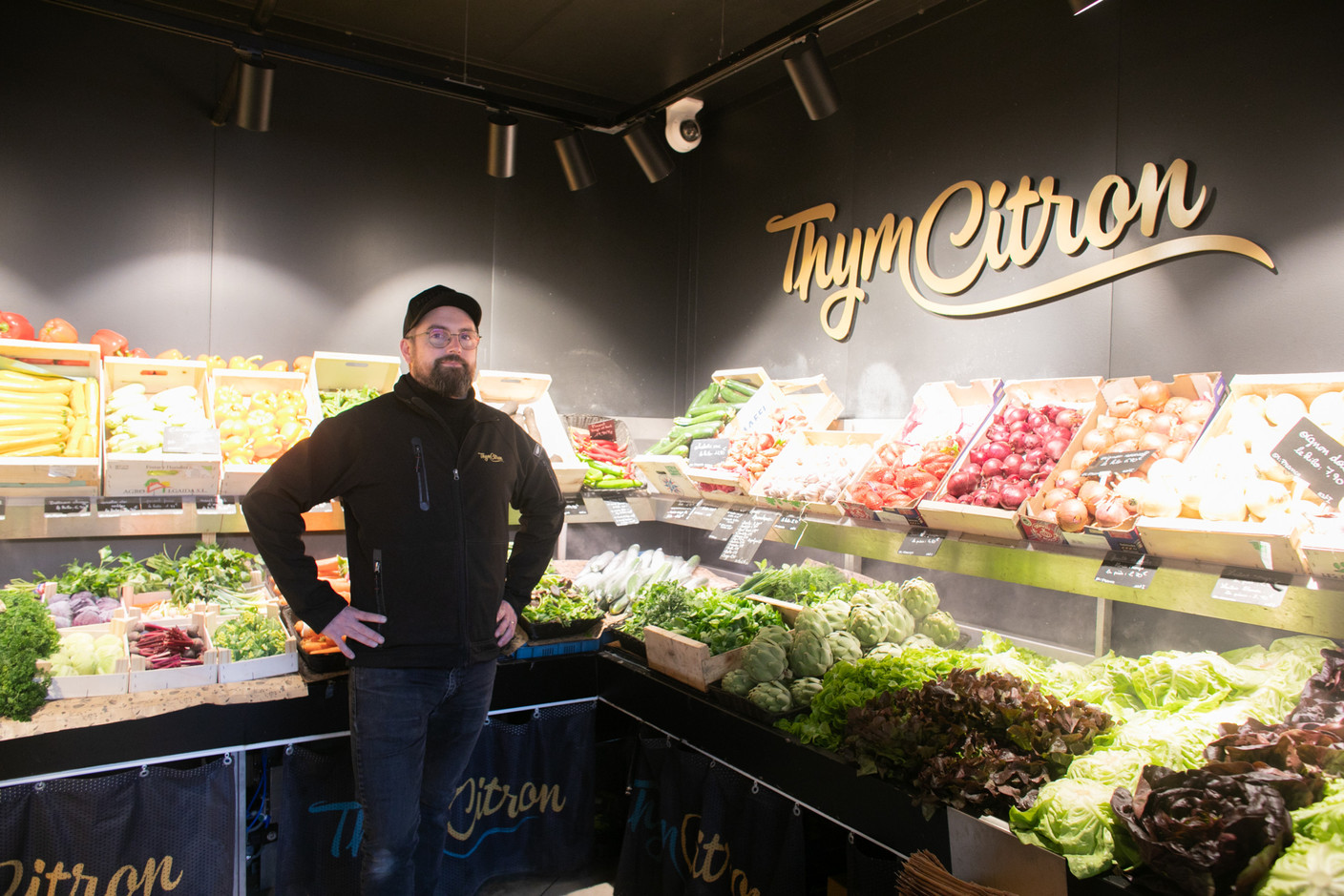 L’entrepreneur Gérald Polis, à la tête de l’épicerie fine Thym & Citron (Photo: Matic Zorman/Maison Moderne)