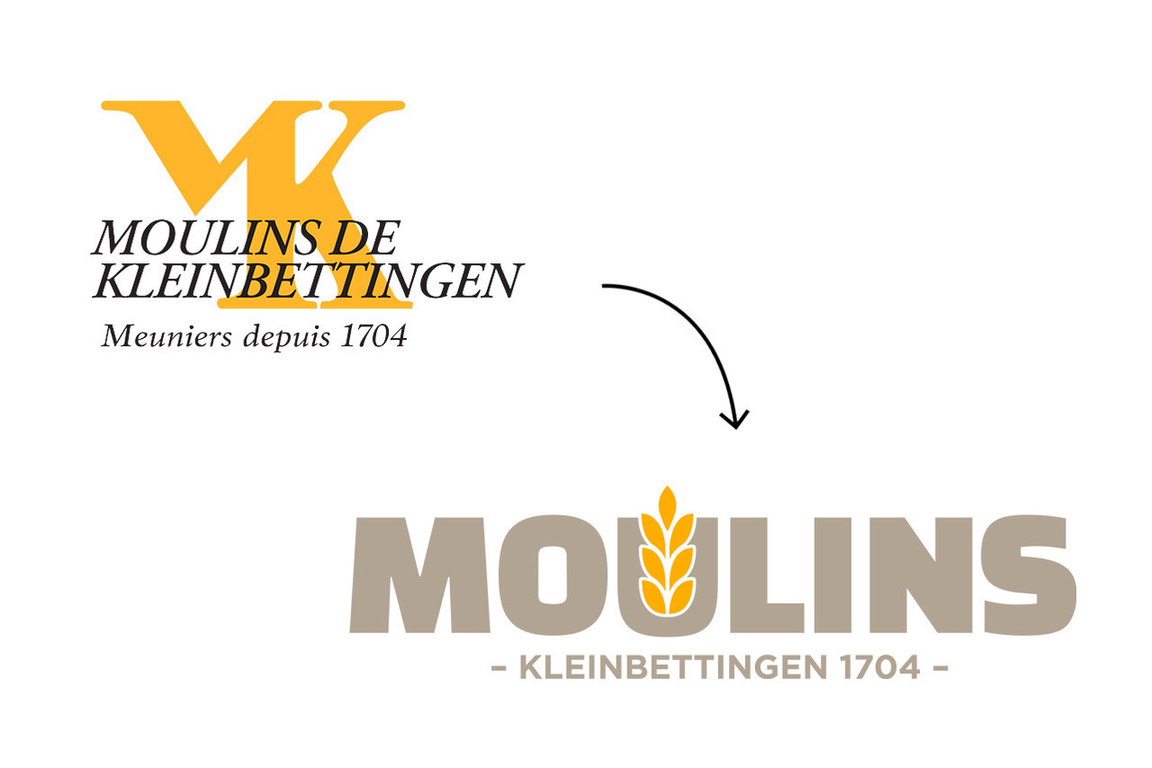 Le nouveau logo des Moulins de Kleinbettingen veut mettre en avant la plante. (Logos: Moulins de Kleinbettingen)