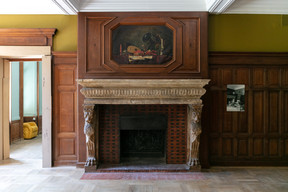 Detail of the fireplace Romain Gamba / Maison Moderne