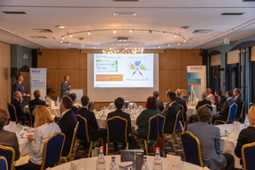 The Sustainable Investing Forum, organised jointly by Robeco and Allianz Global Investors, took place in Luxembourg, 4 October 2023. Photo: Romain Gamba/Maison Moderne