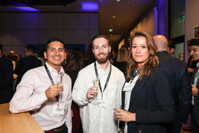 Frank Facundo, Tristan Muller et Sophie Dourlent (Datafab/Alteca). (Photo: Marie Russillo/Maison Moderne)