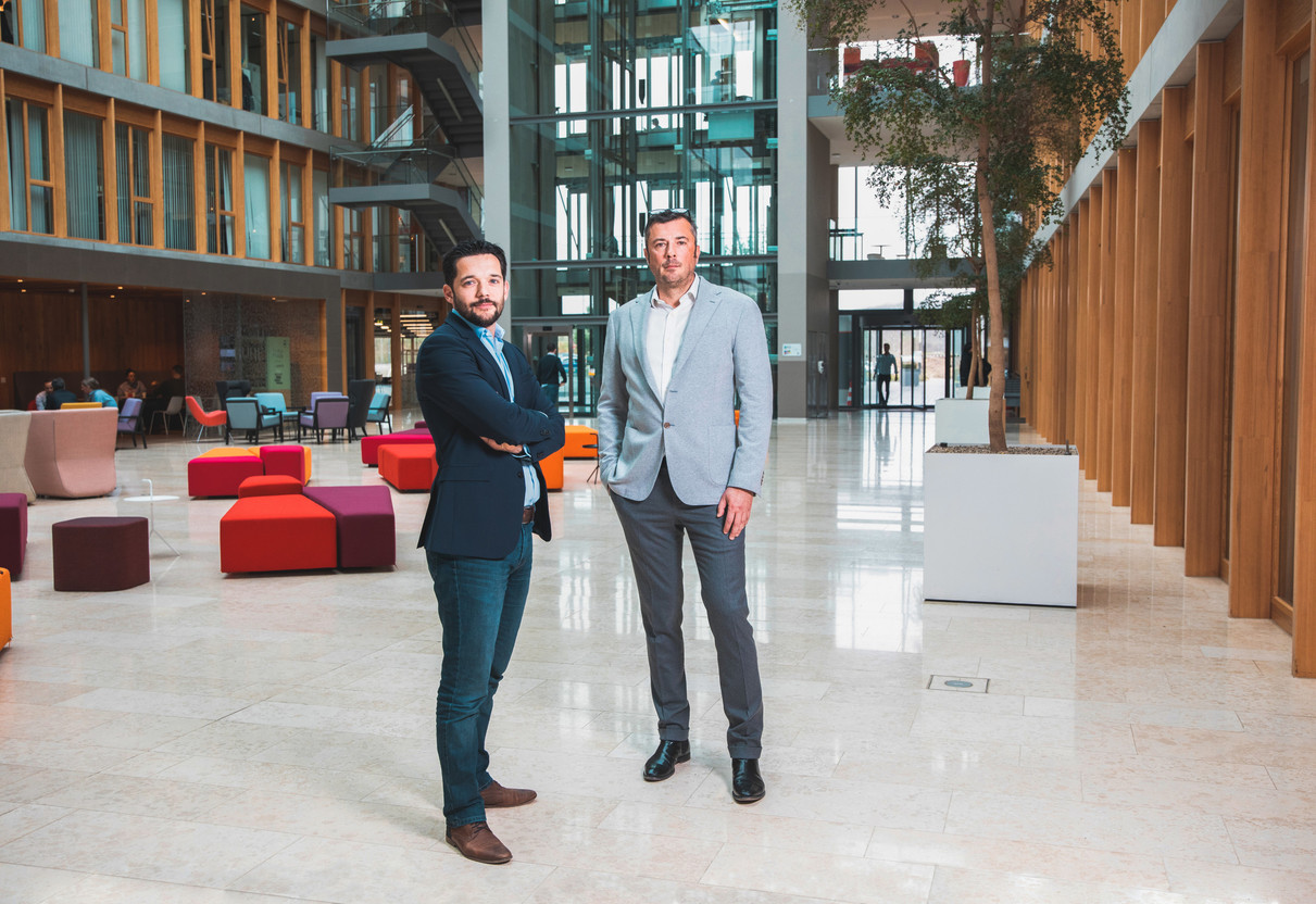 Alexandre IGEL, Accounting and Tax Partner and  Vincent LEBRUN, Alternatives Leader and Tax Partner at PwC Luxembourg Eva Krins/Maison Moderne