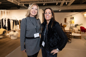Klaudia Majerus (Home-In) and Rita Rivas (CDCL) at the Paperjam Club’s Let’s Taste: Caviar & Champagne event, held at the Smets Concept Store, 14 November 2024. Photo: Eva Krins/Maison Moderne
