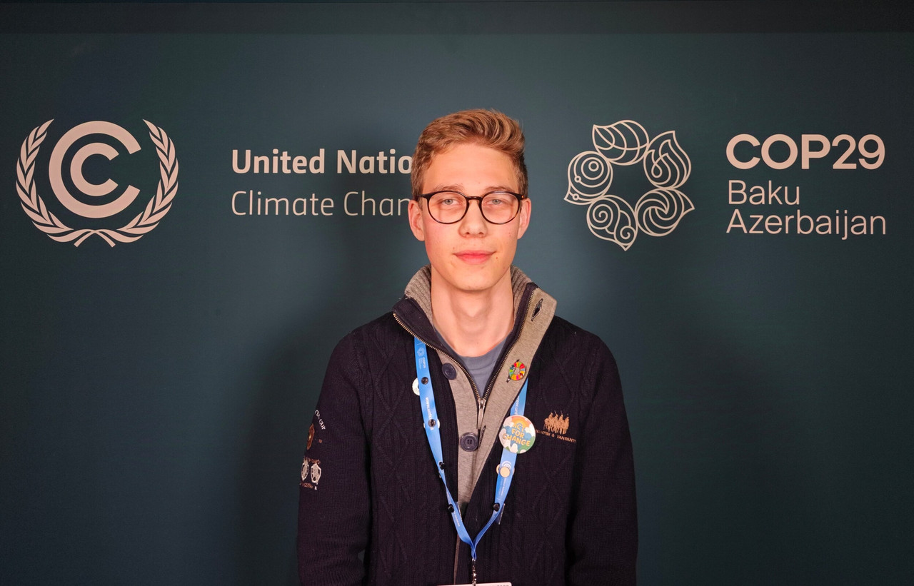 Julien is particularly committed to climate issues. (Photo: Julien Lemmer Veloso)