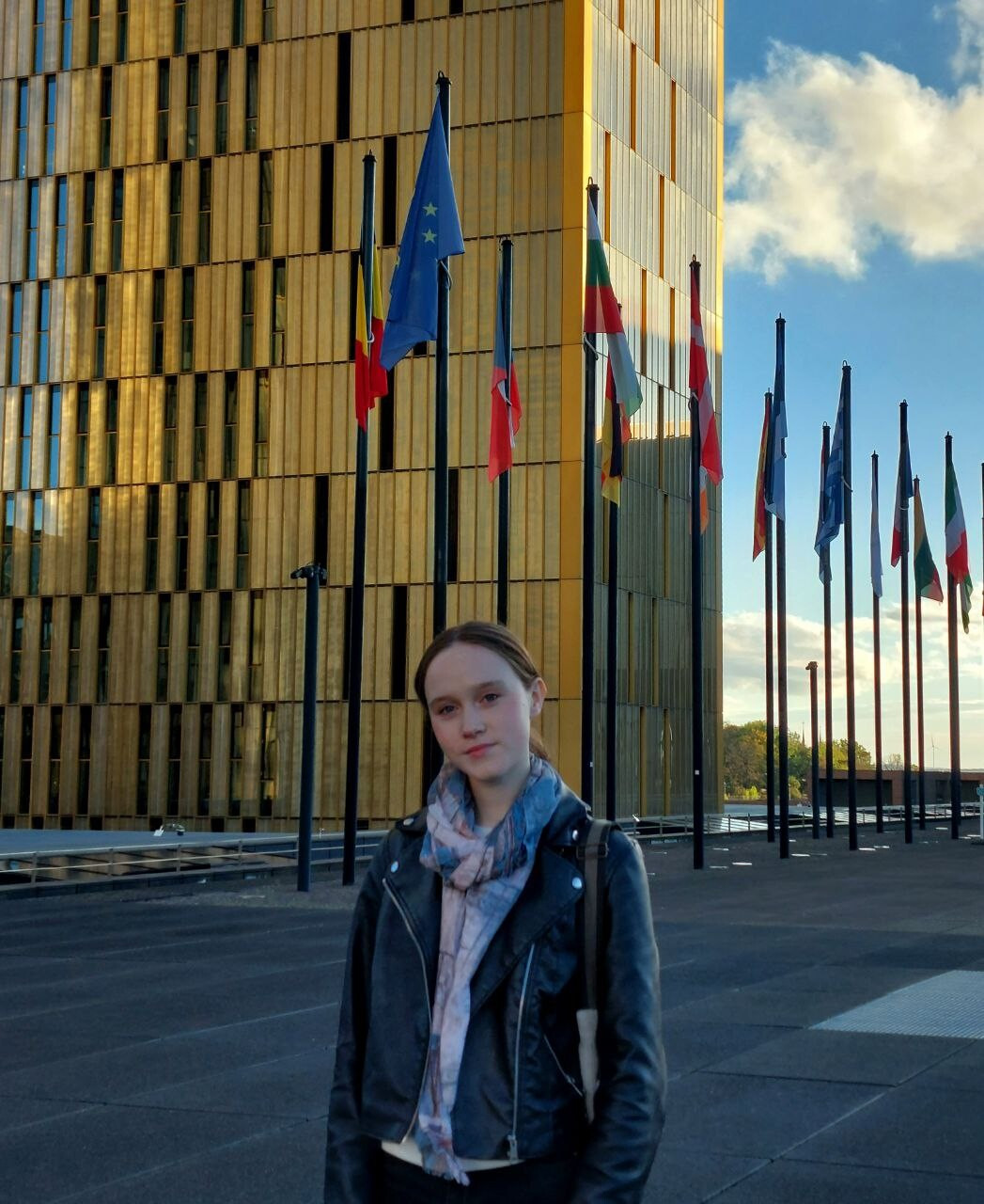 Daria Kalinina is already employed and recently took part in a work experience programme at the European Parliament. (Photo: D.K)