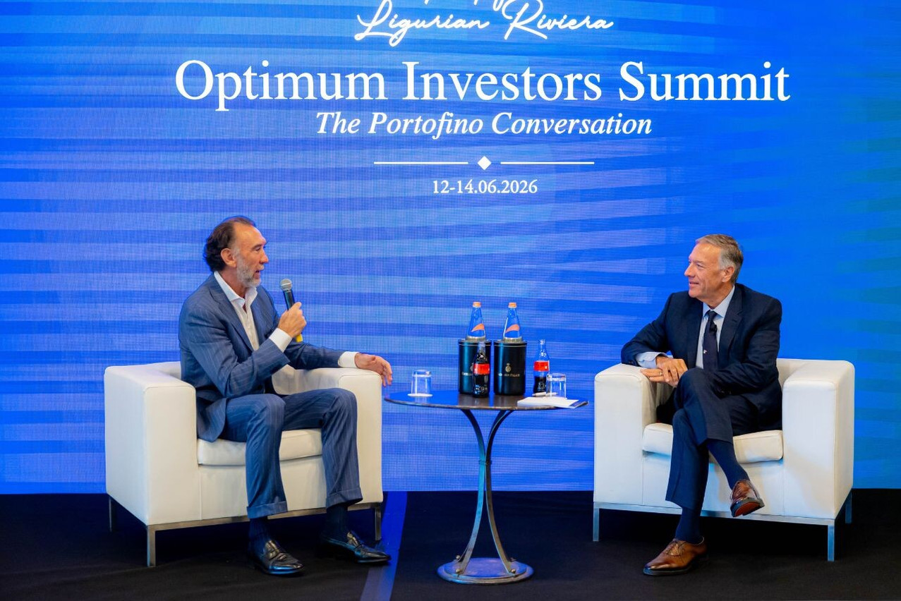 Mike Pompeo and Alberto Matta.  Photo: Optimum Asset Management