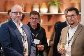 Nicolas Heftre (Novotel Luxembourg Kirchberg) and Andrea Bonfanti (Kite). (Photo: Jan Hanrion/Paperjam)