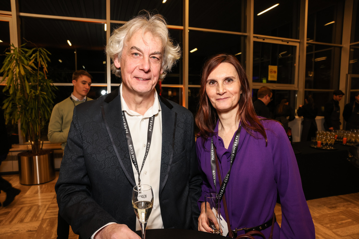 Erick Josson and Isabelle Josson (Ophrys) at the Generation Z 10×6 event on Tuesday 28 November 2023. Photo: Marie Russillo / Maison Moderne