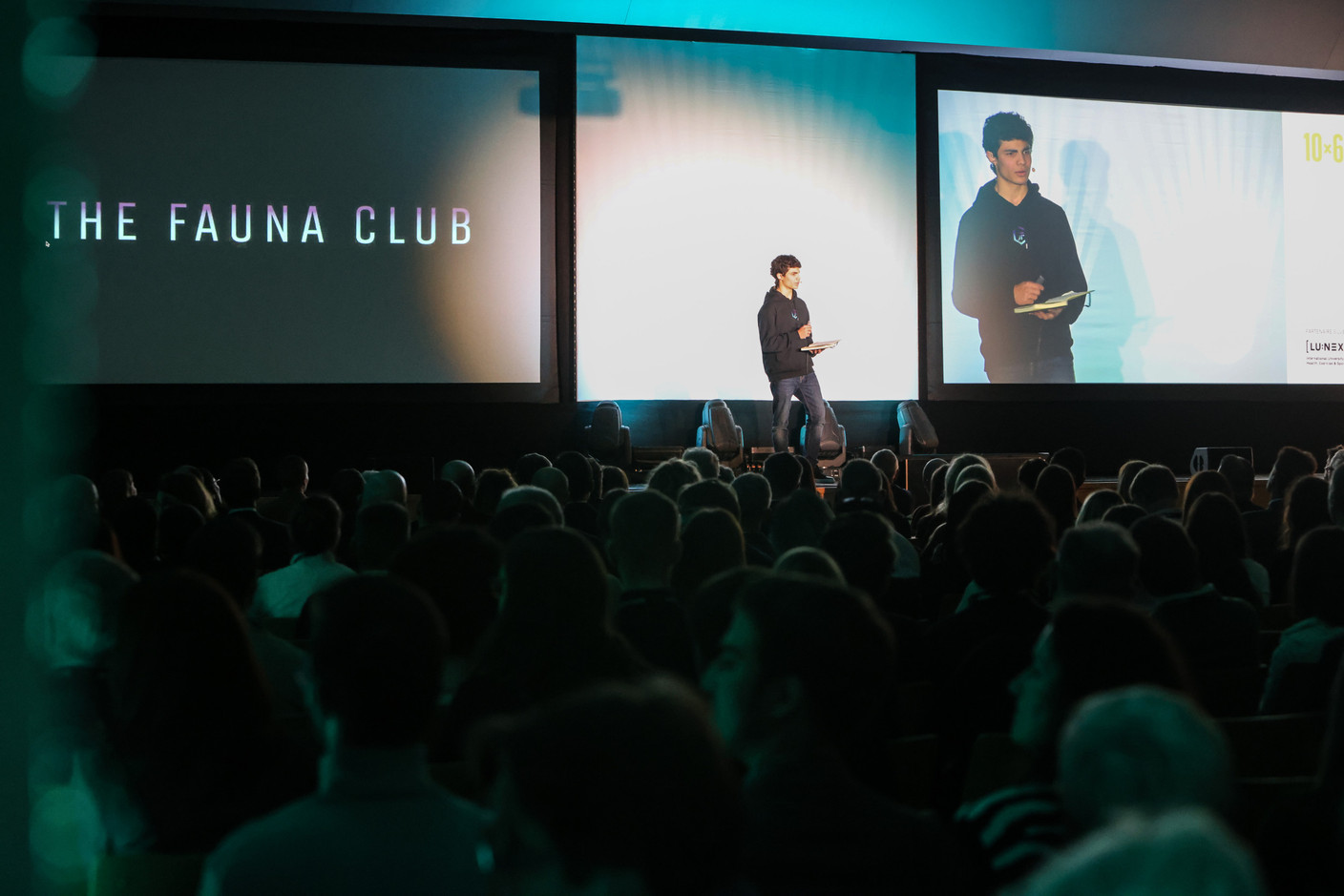 Hugo Morin (TheFaunaClub) was one of the 10 speakers at the Generation Z 10×6 event on Tuesday 28 November 2023. Photo: Marie Russillo / Maison Moderne