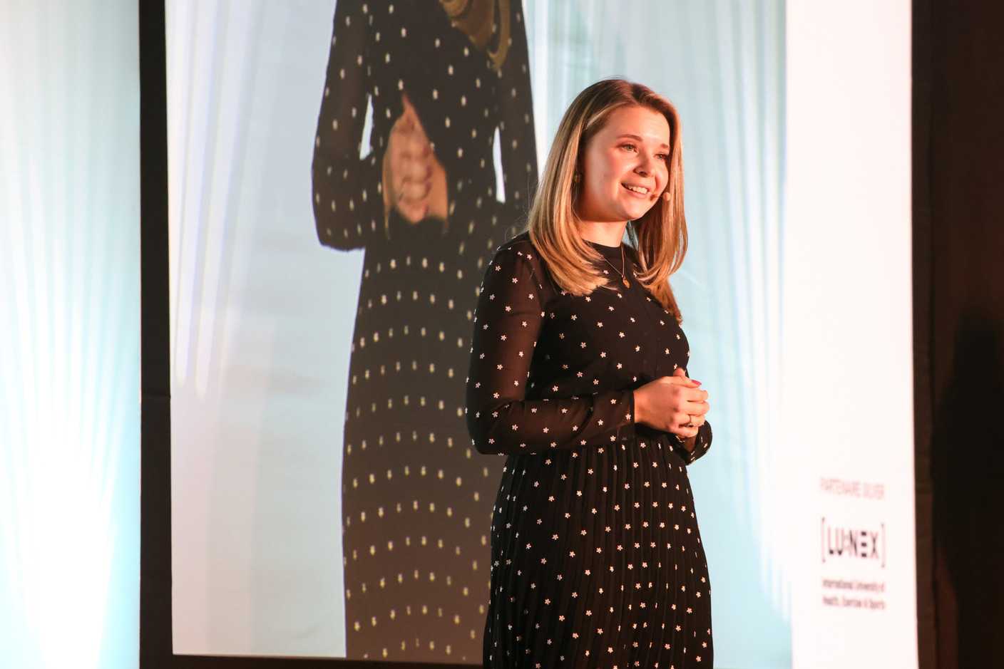 Johanna Lindberg (BIL) was one of the 10 speakers at the Generation Z 10×6 event on Tuesday 28 November 2023. Photo: Marie Russillo / Maison Moderne