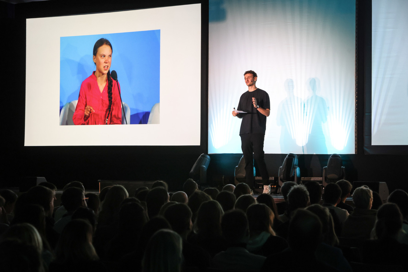 Louis Loschetter (Skandal Agency) was one of the 10 speakers at the Generation Z 10×6 event on Tuesday 28 November 2023. Photo: Marie Russillo / Maison Moderne