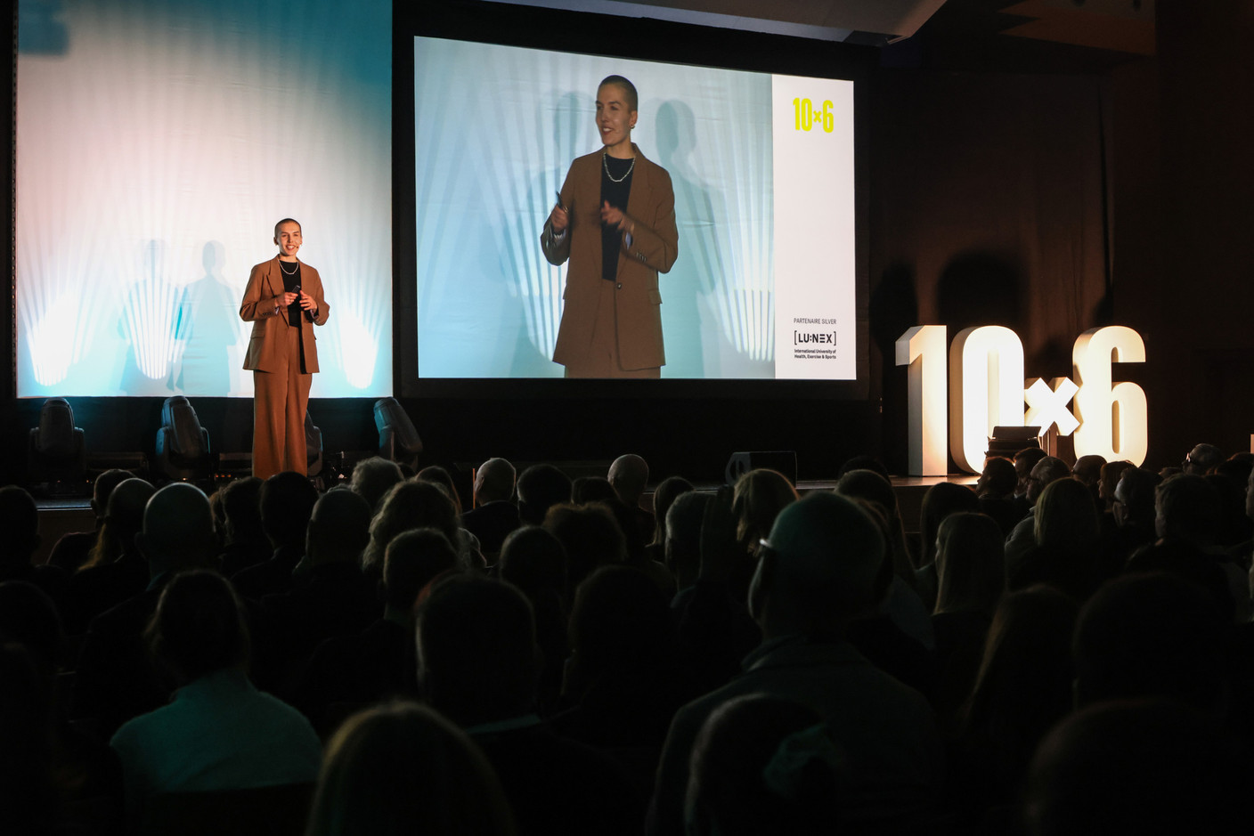 Mara Kroth (GoldenMe) was one of the 10 speakers at the Generation Z 10×6 event on Tuesday 28 November 2023. Photo: Marie Russillo / Maison Moderne