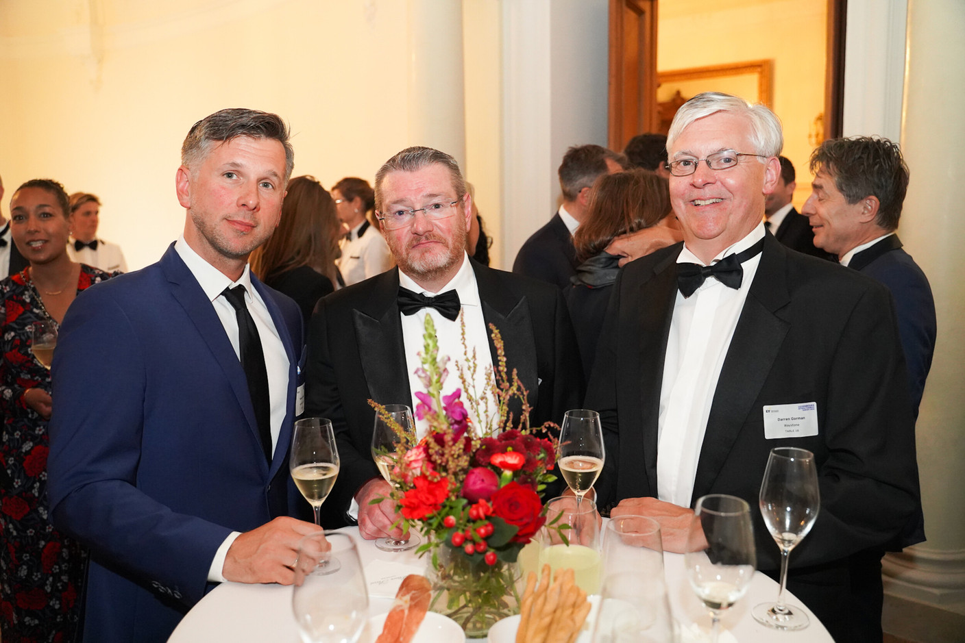 Tomasz Wrobel (Vontobel Holding), Darren Judge (M&G) et Darren Gorman (Waystone) (Photo: EY)