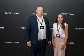 Olivier Dellevaux (Utmost Luxembourg) and Denisa Dellevaux (Palmer). (Photo: Janel Studio/Paperjam)