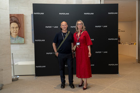 Michel Grintzoff and Ghislaine Duprey (Solina Working Helper). (Photo: Janel Studio/Paperjam)