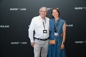 Jérôme Barbé and Véronique Barbé-Lauer (Digitaria). (Photo: Janel Studio/Paperjam)