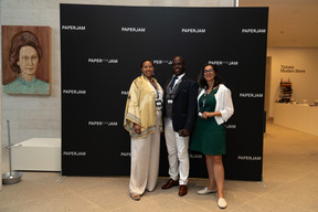 Warda Ait Mahmoude (Career Paths), Thomas Antoine-Williams (Curiosity Intelligence Expert) and Domenica Cotugno (DADO Architecture). (Photo: Janel Studio/Paperjam)